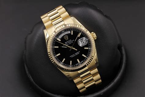 rolex day date black face|rolex day date silver dial.